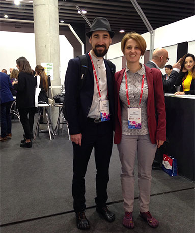 Oana Casapu and Alex Rotaru at MWC 2017