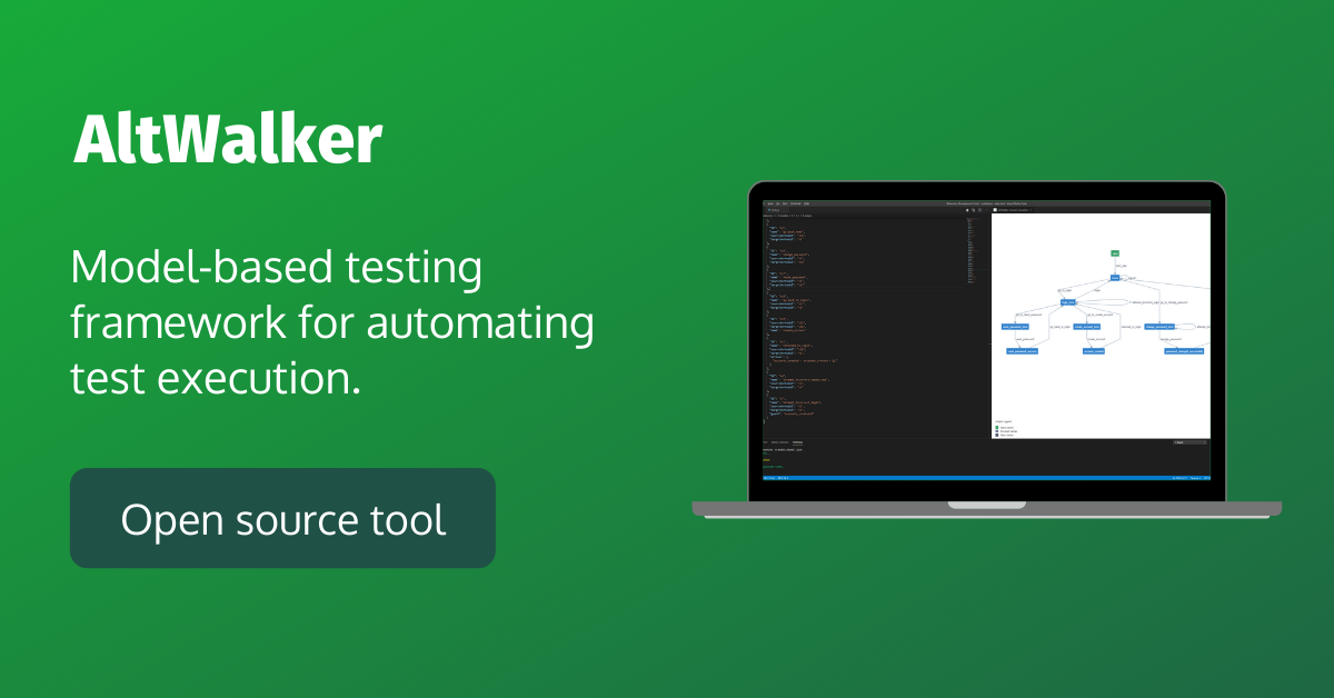 AltWalker Model Based Testing Tool Altom